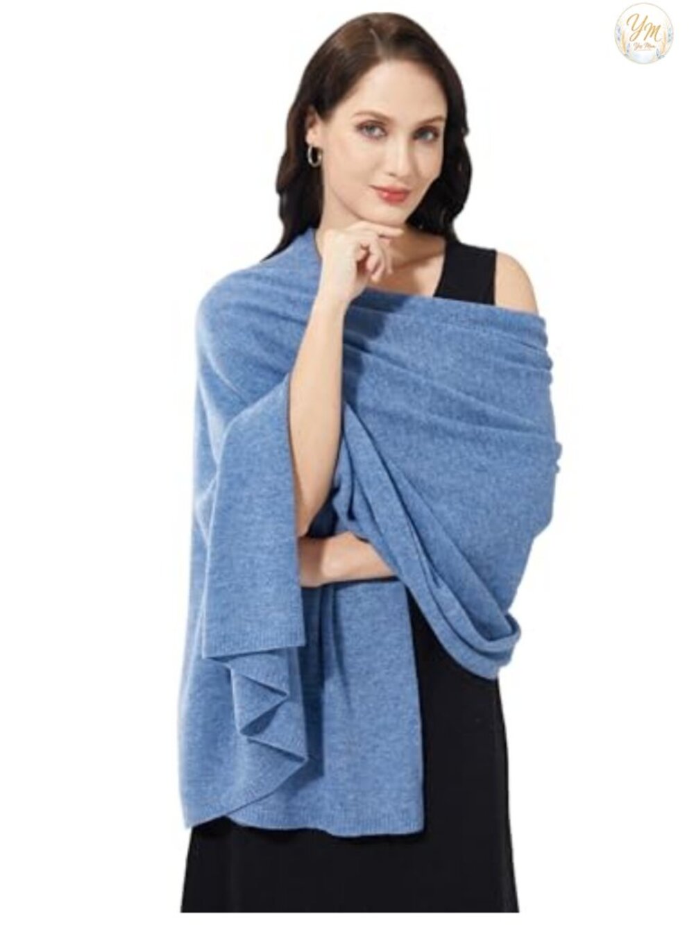 Luxury Cashmere Blend Wrap Shawl Pashmina Stole for Women Extra Large 87"x28"